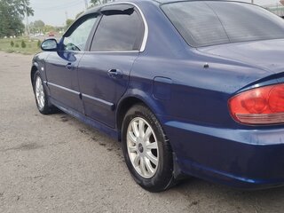 2008 Hyundai Sonata ТагАЗ IV (EF) Рестайлинг, синий, 350000 рублей, вид 5
