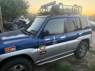 2002 Mitsubishi Pajero Pinin, синий, 700000 рублей, вид 2