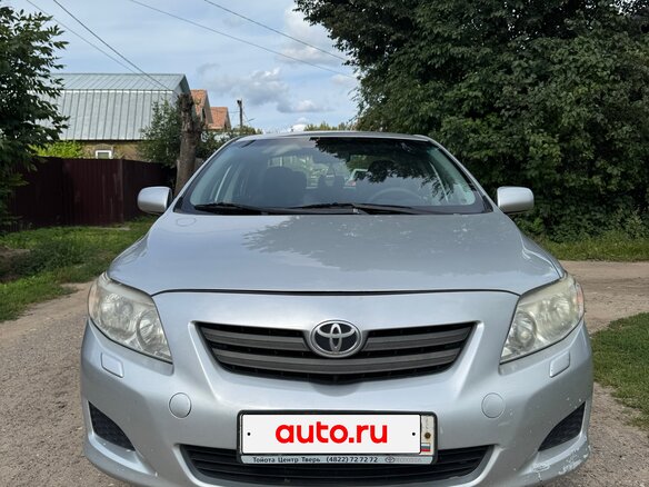 2007 Toyota Corolla AMT X (E140, E150), серебристый, 590000 рублей