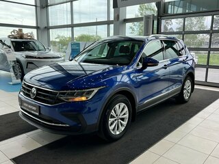 2021 Volkswagen Tiguan II Рестайлинг, синий, 3095000 рублей, вид 3