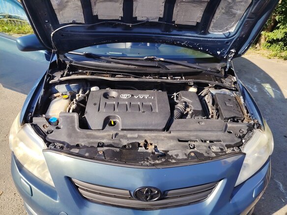 2007 Toyota Corolla X (E140, E150), синий, 600000 рублей - вид 9