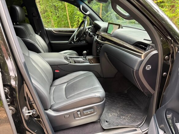 2020 Lexus LX 570 III Рестайлинг 2, чёрный, 10120000 рублей - вид 11