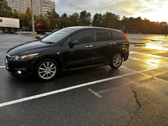 2009 Honda Stream II Рестайлинг, чёрный, 1099000 рублей - вид 9