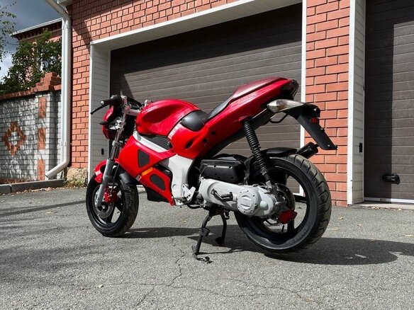 2008 Gilera DNA, красный, 125000 рублей - вид 11
