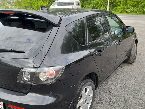 2008 Mazda 3 I (BK) Рестайлинг, чёрный, 600000 рублей - вид 3
