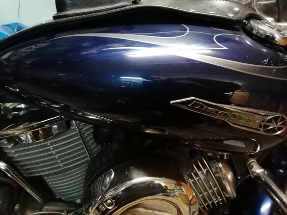 2008 Yamaha XVS1100, синий, 565000 рублей - вид 20