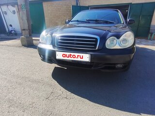 2006 Hyundai Sonata ТагАЗ IV (EF) Рестайлинг, чёрный, 385000 рублей, вид 2