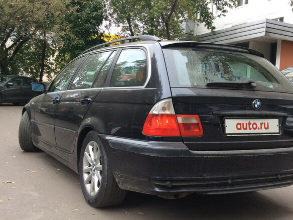 2004 BMW 3 серии 316i IV (E46) Рестайлинг, чёрный - вид 4