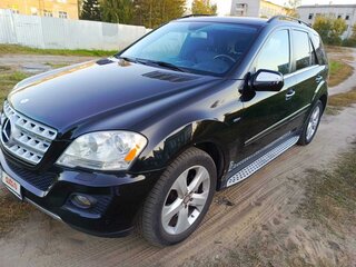 2009 Mercedes-Benz M-Класс 350 II (W164) Рестайлинг, чёрный, 1700000 рублей, вид 2