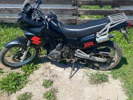 1992 Suzuki DR 650 R/RS, чёрный, 265000 рублей, вид 1