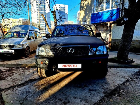 2005 Lexus LX 470 II Рестайлинг, чёрный, 2100000 рублей - вид 13