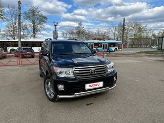 2014 Toyota Land Cruiser 200 Series Рестайлинг 1, чёрный, 4500000 рублей, вид 4