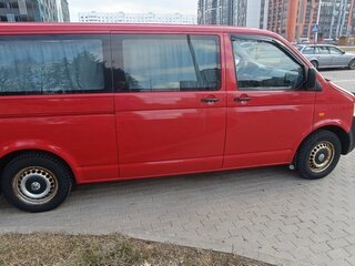 2005 Volkswagen Transporter Long T5, красный, 1200000 рублей, вид 1