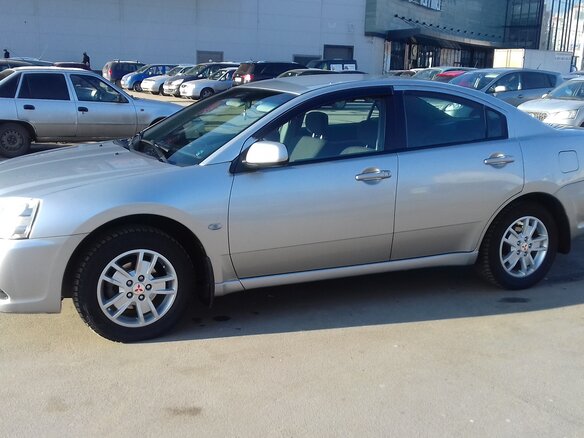 2008 Mitsubishi Galant IX Рестайлинг 2, серебристый - вид 4