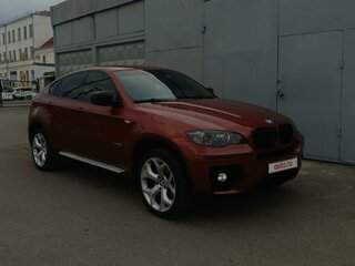 2008 BMW X6 35i 6-speed I (E71), красный, 1650000 рублей, вид 2
