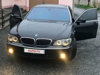 2007 BMW 7 серии Long 750Li IV (E65/E66) Рестайлинг, чёрный, 1400000 рублей, вид 2