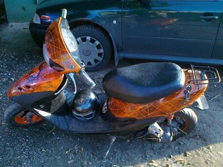 1997 Honda Dio, оранжевый, 99990 рублей, вид 1