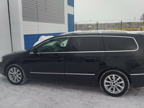 2010 Volkswagen Passat B6, чёрный, 1100000 рублей