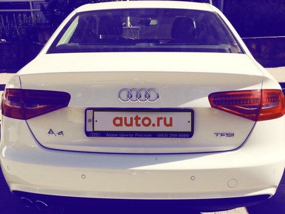 2015 Audi A4 IV (B8) Рестайлинг, белый, 3000000 рублей - вид 6