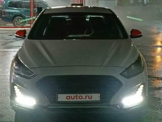 2018 Hyundai Sonata VII (LF) Рестайлинг, белый, 1290000 рублей, вид 2