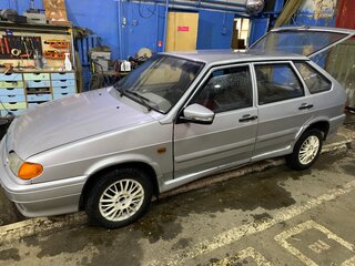 2008 Lada (ВАЗ) 2114, серебристый, 175000 рублей, вид 4