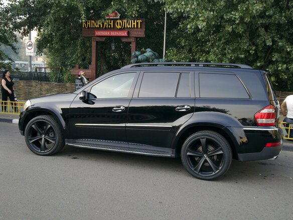 2007 Mercedes-Benz GL-Класс 450 I (X164), чёрный, 1200000 рублей - вид 3
