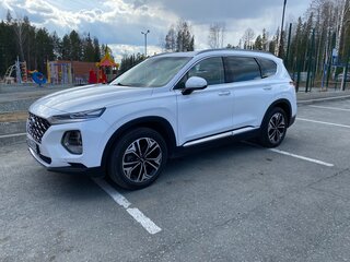 2019 Hyundai Santa Fe IV, белый, 3100000 рублей, вид 1