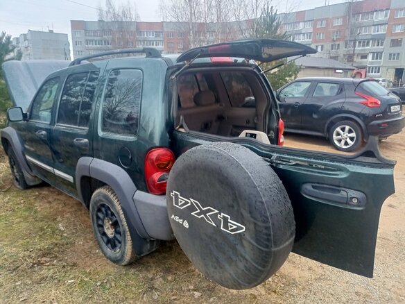2002 Jeep Liberty (North America) I, зелёный, 600000 рублей - вид 10