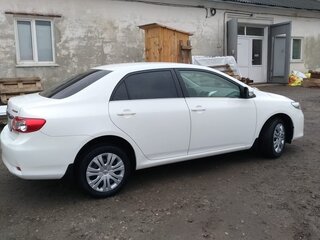 2012 Toyota Corolla X (E140, E150) Рестайлинг, белый, 1600000 рублей, вид 4