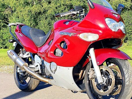 2006 Suzuki GSX 750F Katana, пурпурный, 419000 рублей, вид 2