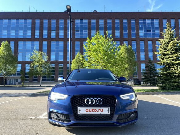 2014 Audi A5 I (8T) Рестайлинг, синий, 2050000 рублей - вид 2