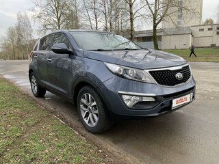2015 Kia Sportage III Рестайлинг, синий, 1390000 рублей, вид 3