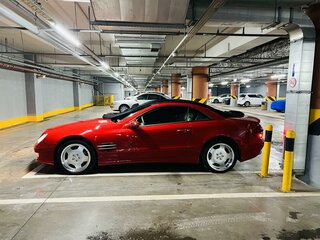 2007 Mercedes-Benz SL-Класс 350 V (R230) Рестайлинг, красный, 2900000 рублей, вид 4