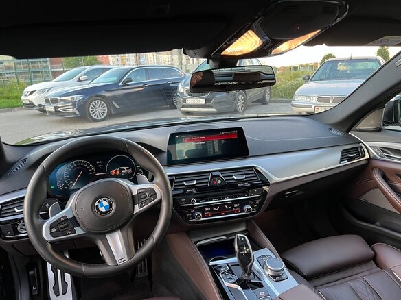 2019 BMW 5 серии M550d xDrive VII (G30/G31/G38), чёрный, 3700000 рублей - вид 7