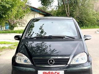 2002 Mercedes-Benz A-Класс 160 I (W168) Рестайлинг, чёрный, 404000 рублей, вид 2
