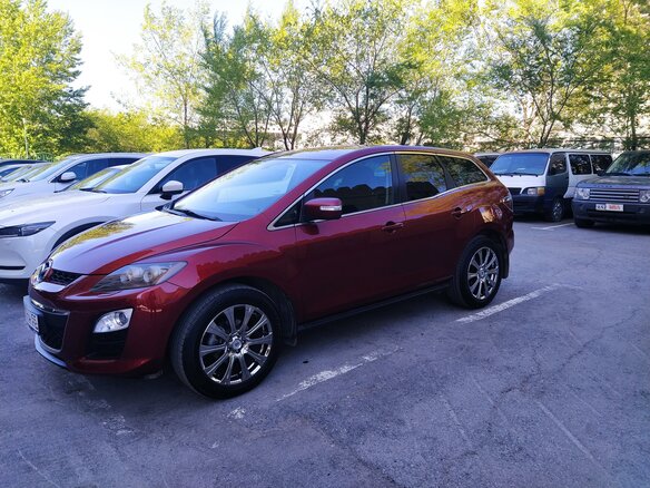 2011 Mazda CX-7 I Рестайлинг, красный, 1300000 рублей - вид 6