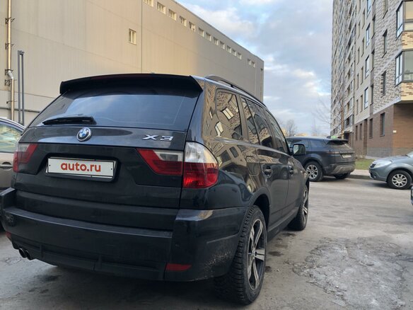 2007 BMW X3 25i I (E83) Рестайлинг, чёрный, 977000 рублей - вид 8