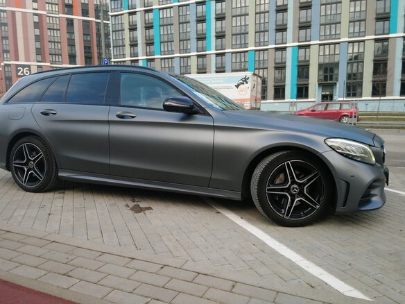 2019 Mercedes-Benz C-Класс 200 d IV (W205) Рестайлинг, серый, 2380000 рублей - вид 8