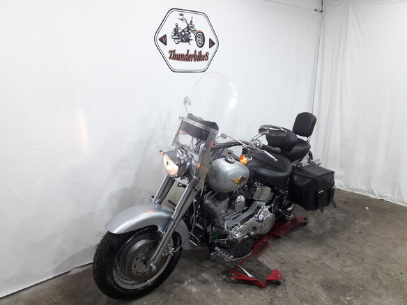 2005 Harley-Davidson Fat Boy, серый - вид 6