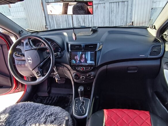 2011 Hyundai Solaris I, красный, 840000 рублей - вид 14
