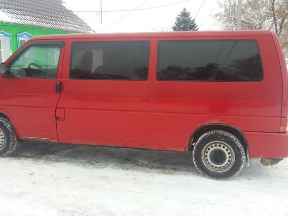 1997 Volkswagen Caravelle Long T4, красный, 850000 рублей - вид 7