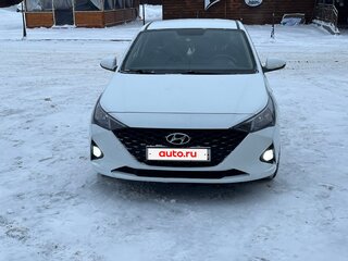 2020 Hyundai Solaris II Рестайлинг, белый, 1430000 рублей, вид 1
