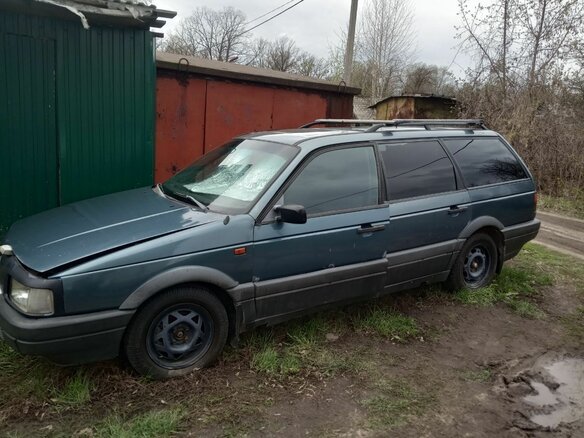 1990 Volkswagen Passat B3, зелёный, 150000 рублей