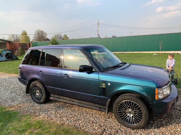 2006 Land Rover Range Rover III Рестайлинг, синий - вид 12