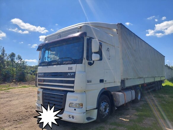 2008 DAF XF 105, белый, 3300000 рублей - вид 1