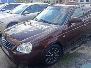 2008 Lada (ВАЗ) Priora I, красный, 220000 рублей, вид 1