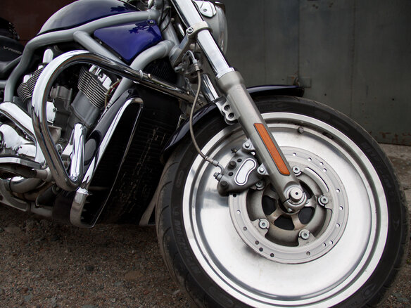 2003 Harley-Davidson V-Rod, синий - вид 1