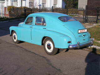 1956 ГАЗ М-20 «Победа», голубой, 2000000 рублей, вид 4