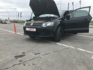 2013 Volkswagen Polo V, чёрный, 1000000 рублей, вид 2