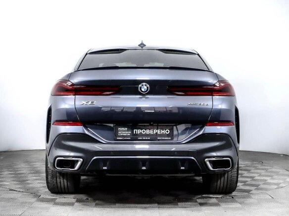2021 BMW X6 30d III (G06), серый, 8350000 рублей - вид 6